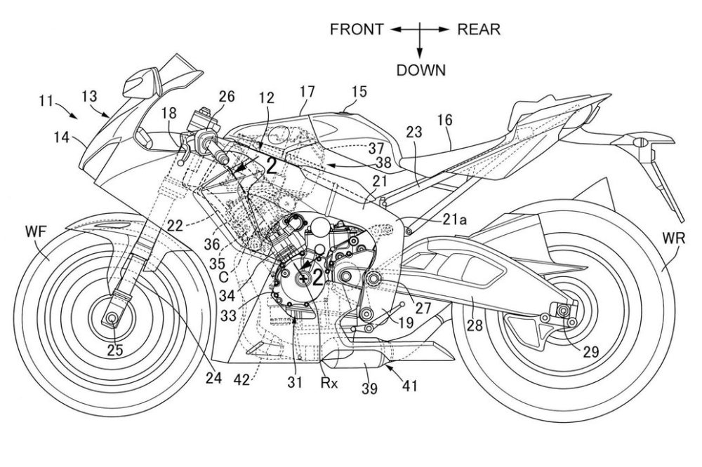 La moto de la patente es una Honda CBR100RR-R