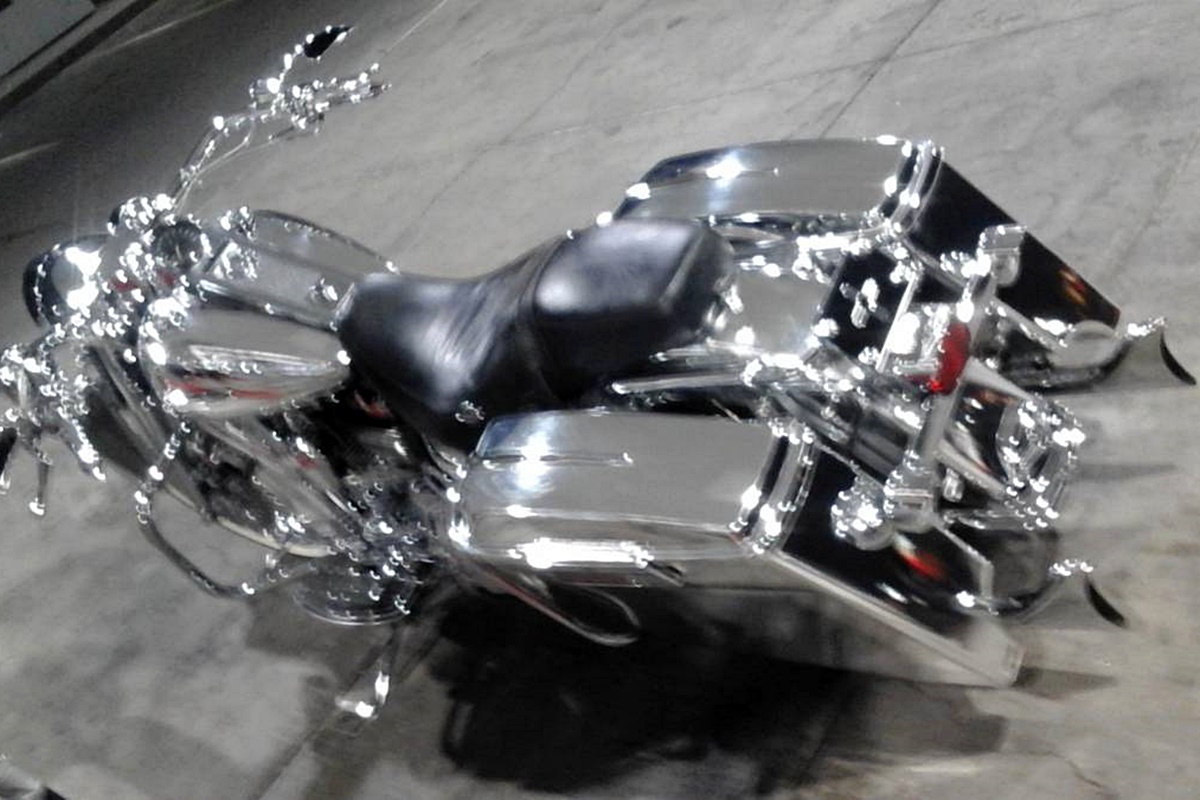 Harley-Davidson Road King Lowrider al cromo