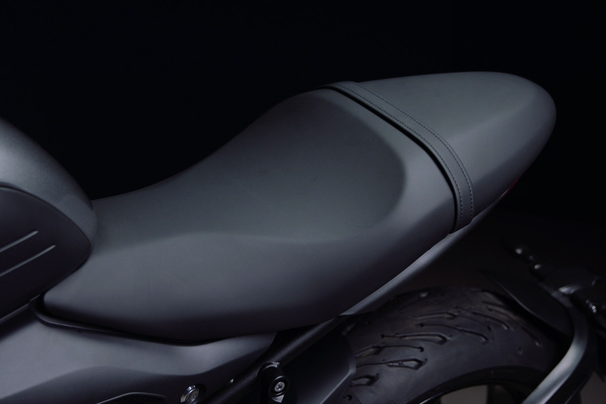 Asiento de la Triumph Trident 660