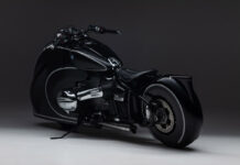 Trasera de la BMW R18 "Spirit of Passion"