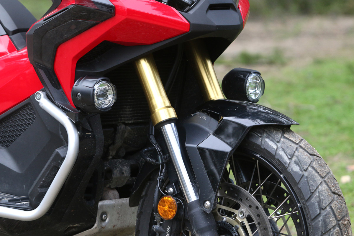 Faros antiniebla opcionales en el Honda X-ADV 2021