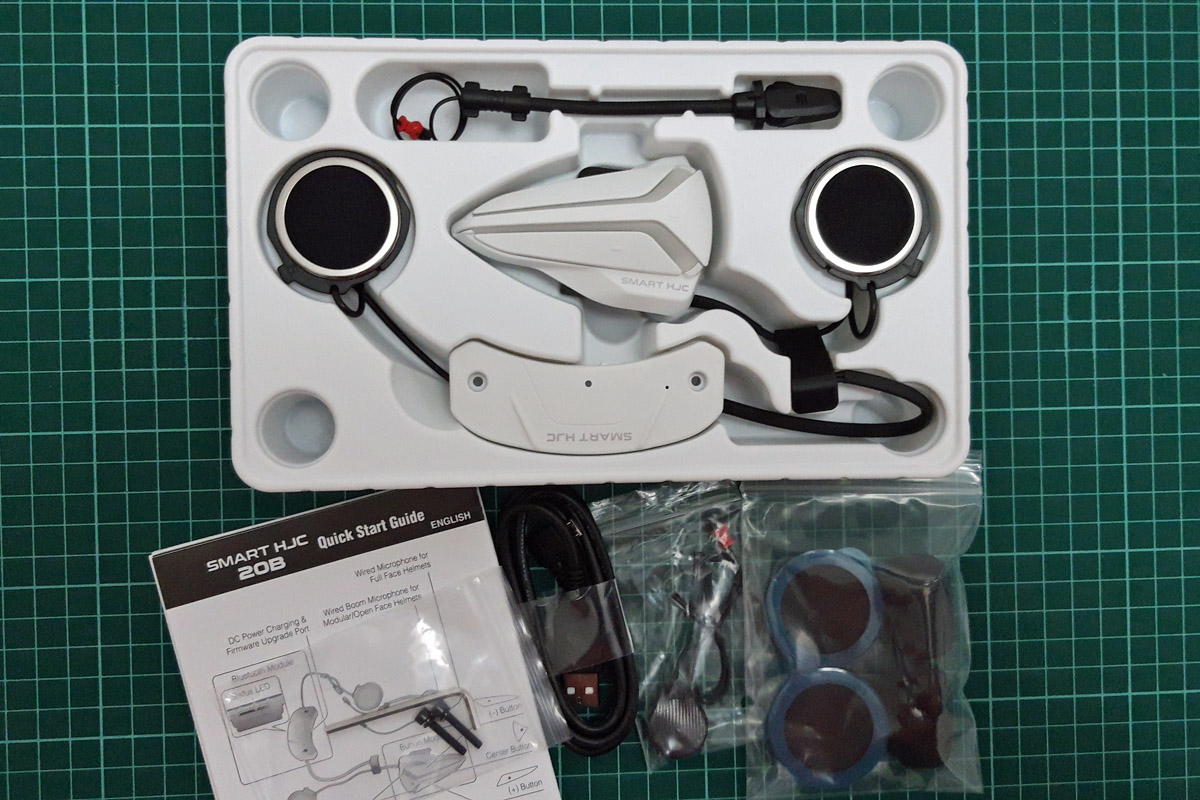 Despiece del intercomunicador SMART HJC 20B