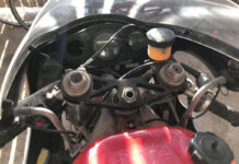 Tija de Yamaha TZ250 con motor Kawasaki KX450F