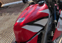 Depósito de gasolina de Yamaha TZ250 con motor Kawasaki KX450F