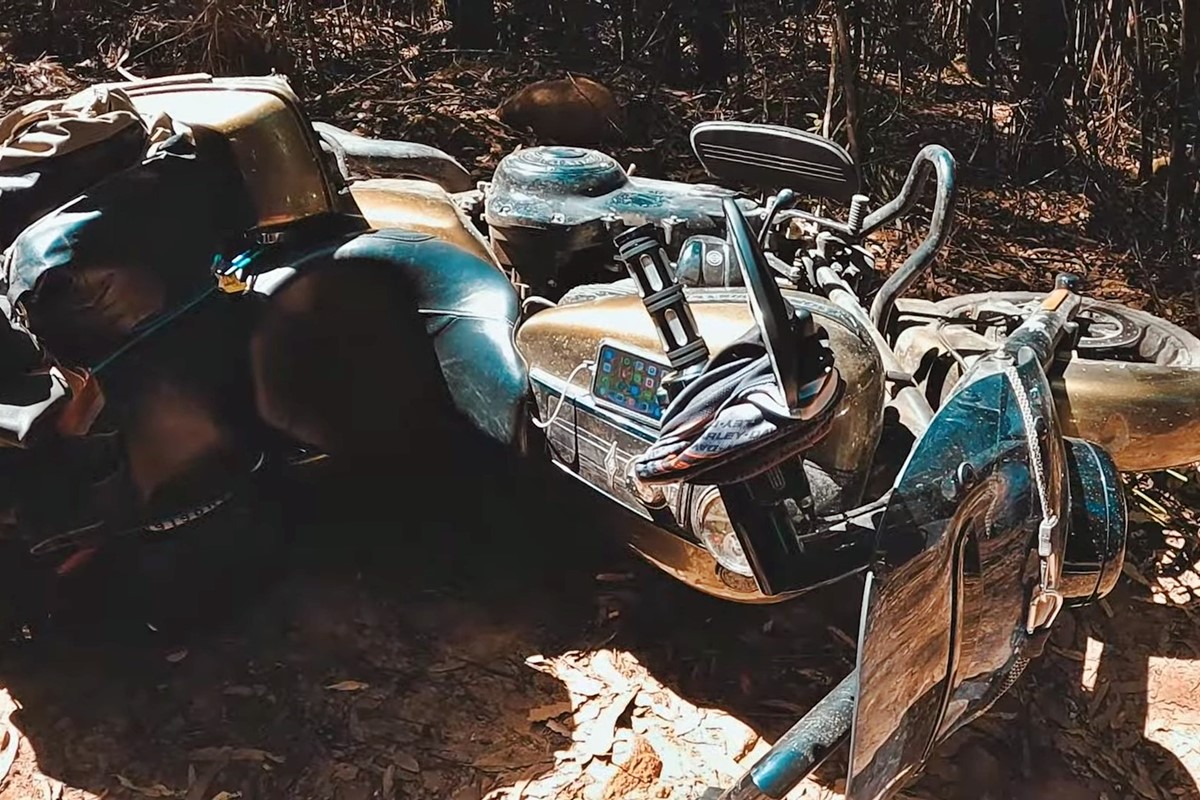 Enduro con una Harley-Davidson