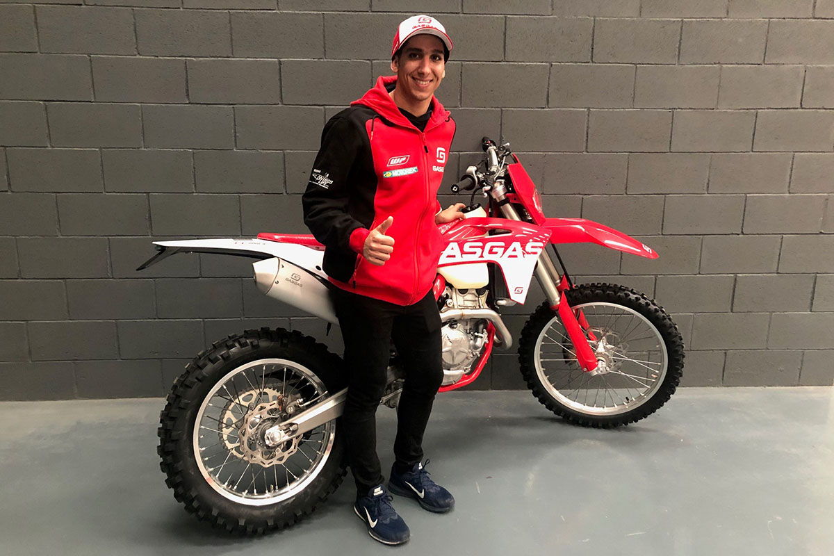 Sergio Navarro es el piloto de GasGAS en E1