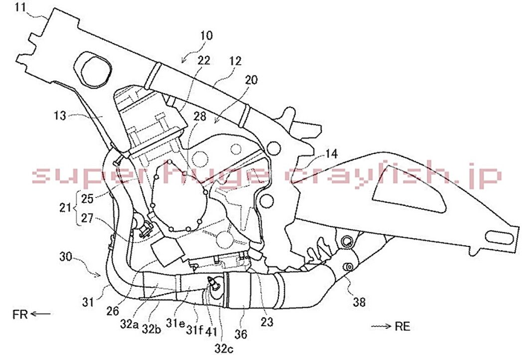 Patente escape Suzuki GSX-R1000R 2021