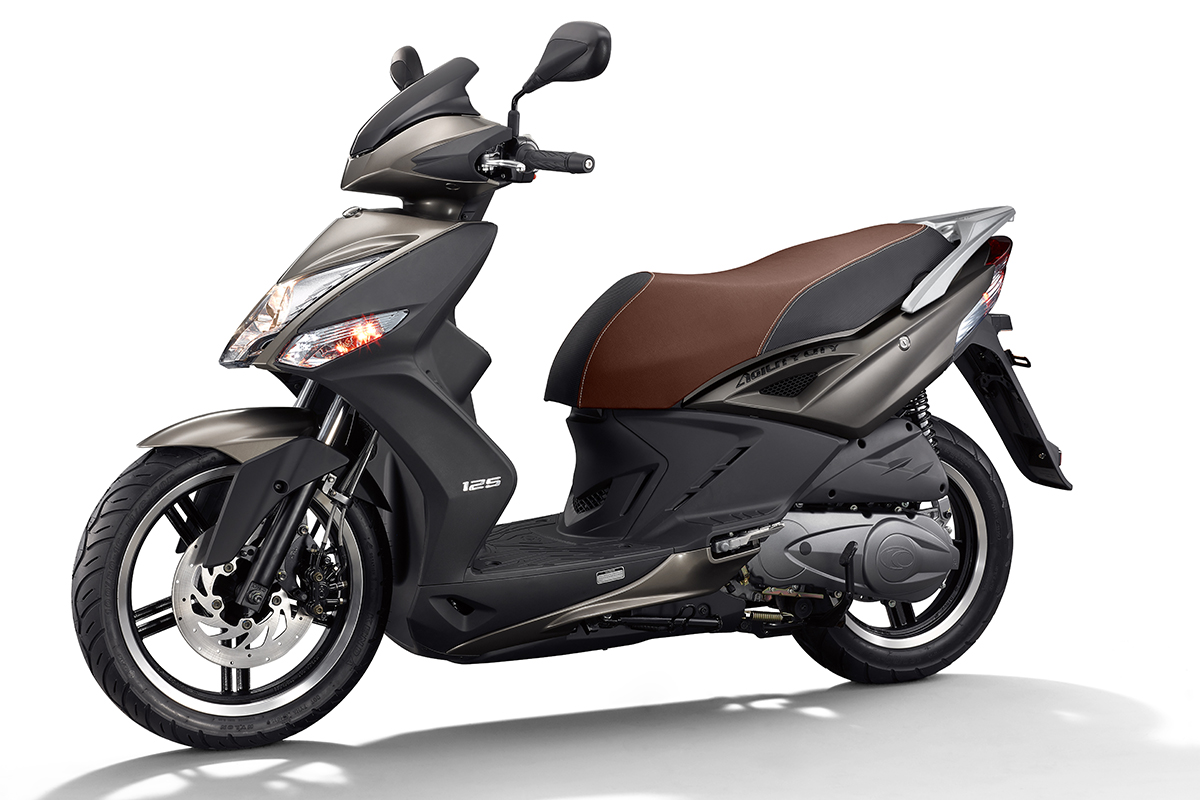 KYMCO Agility City 125 2021 marrón lateral izquierdo