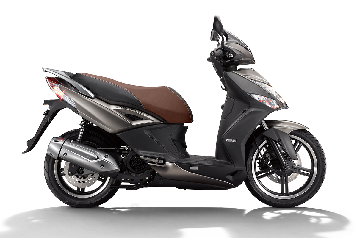 KYMCO Agility City 125 2021 marrón lateral