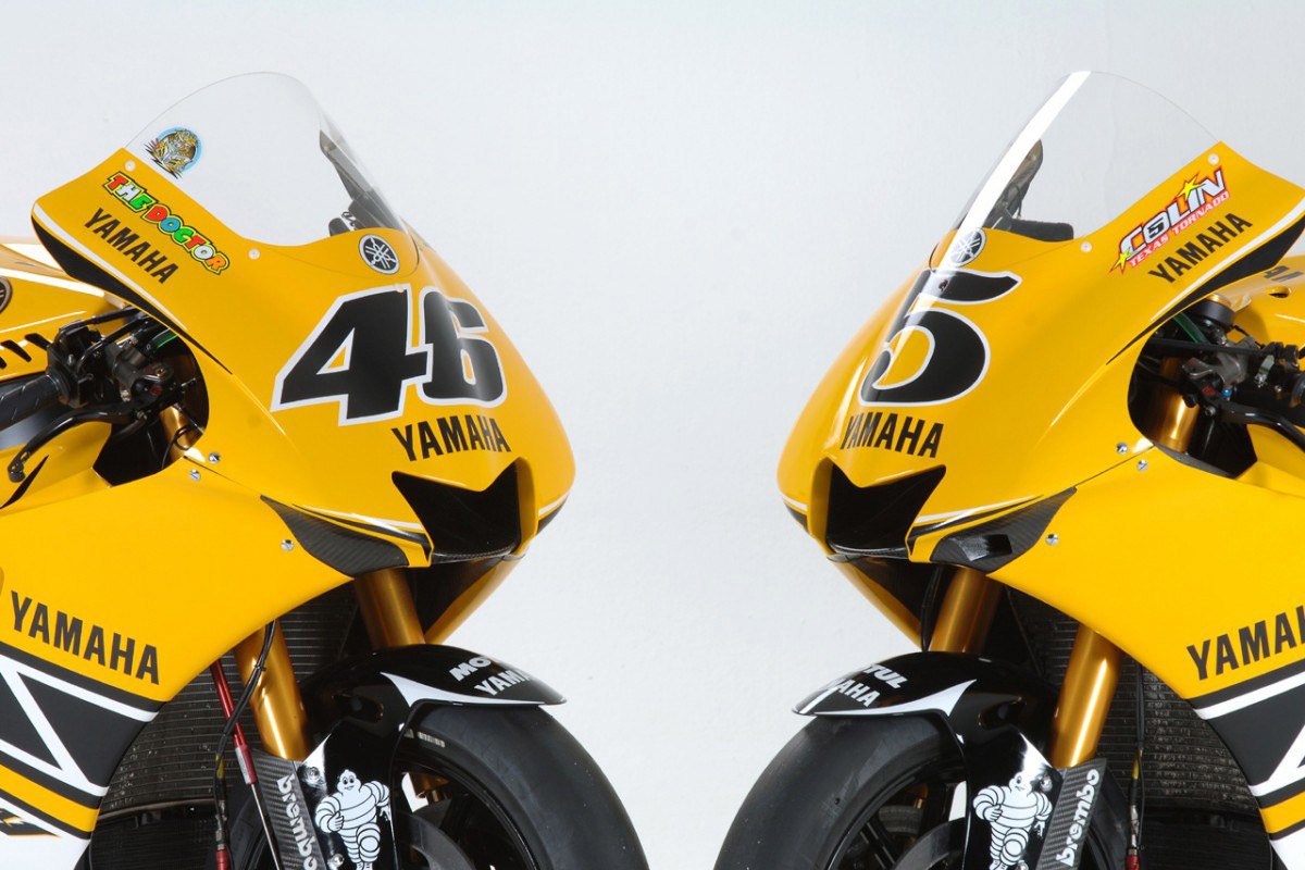 Las Yamaha de Rossi y Edwards para Laguna Seca 2005