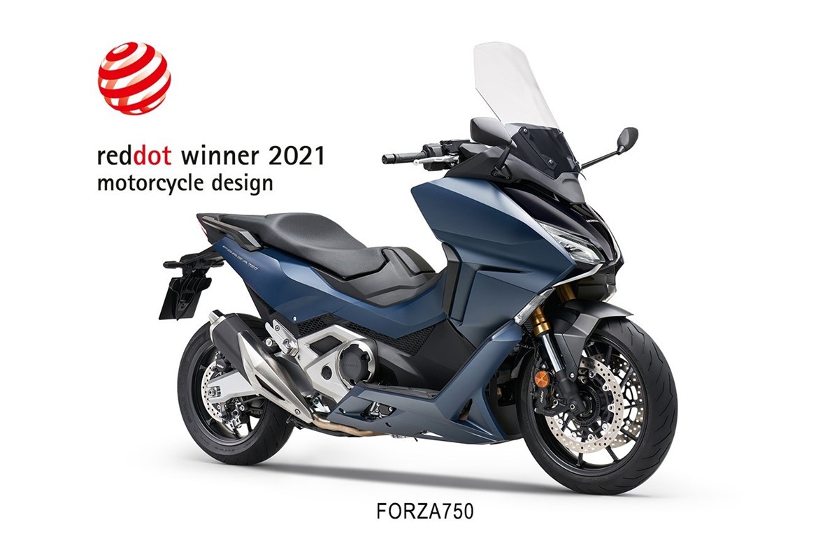 El Honda Forza 750 gana el Red Dot Award 2021