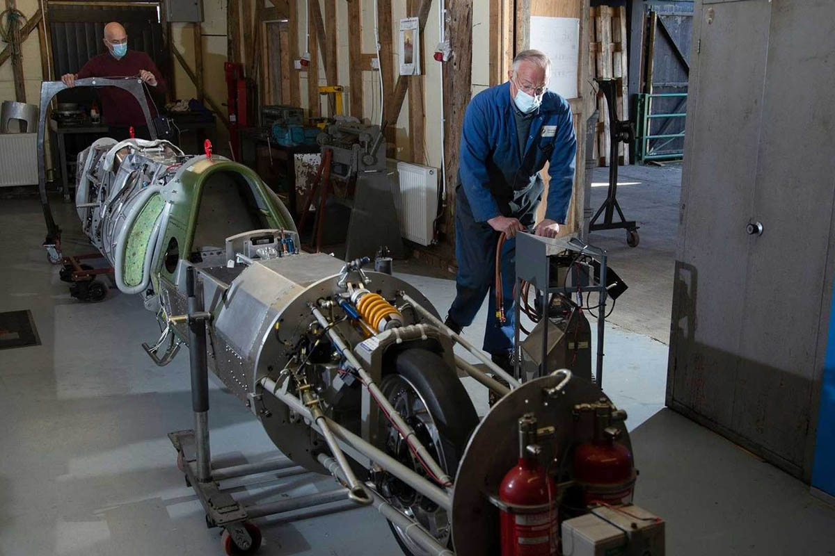 El prototipo ha sido construido por Alex Macfadzean y  Bernie Toleman