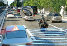 Detectores de ángulo muerto en moto, más seguridad