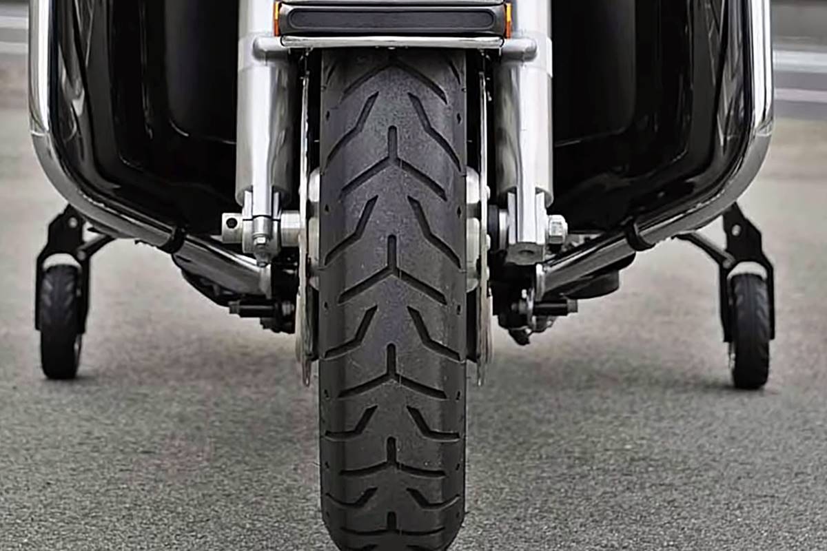 Ruedines para Harley-Davidson desplegados