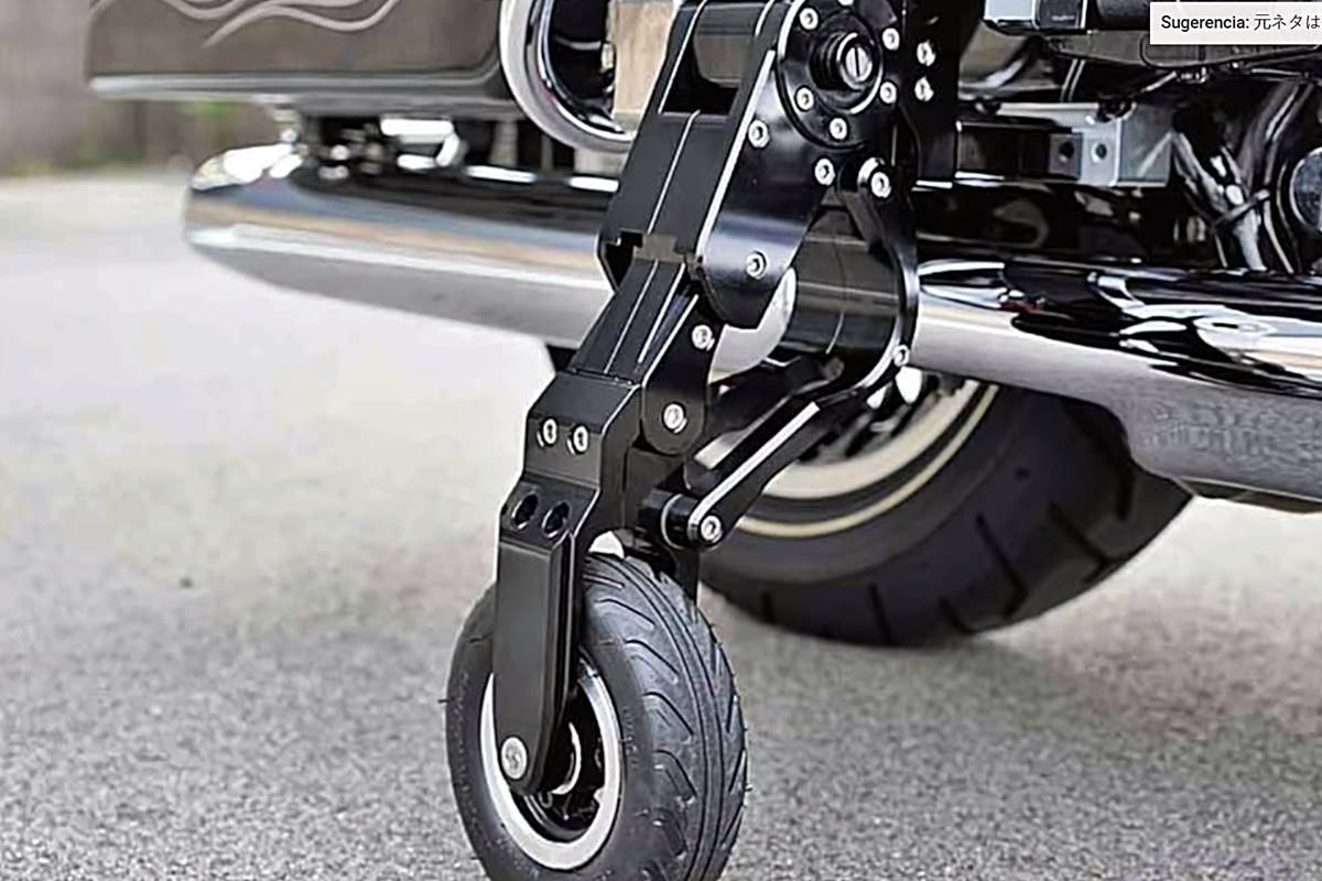 Ruedines para Harley-Davidson desplegados