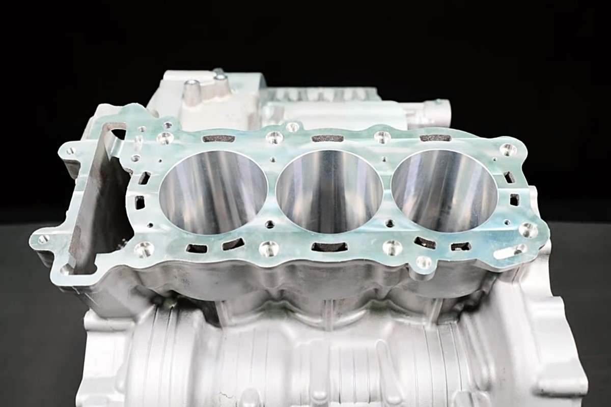Motor Zontes de tres cilindros