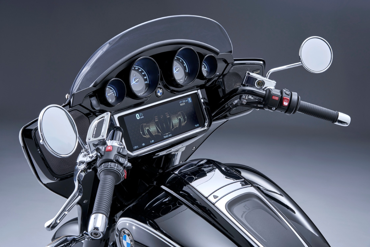 Así es el cockpit de la nueva BMW R18 B