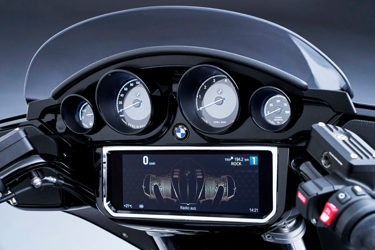 Cuadro de mandos de la nueva BMW R18 B