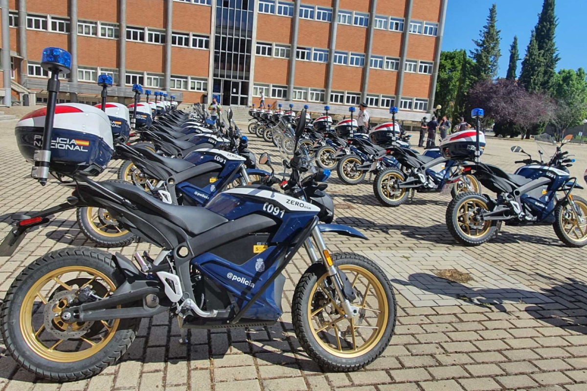 Las 22 nuevas motos eléctricas de la Policía Nacional