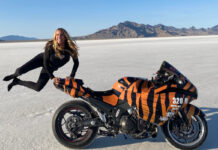 Valerie Thompson, la mujer más rápida del mundo en moto