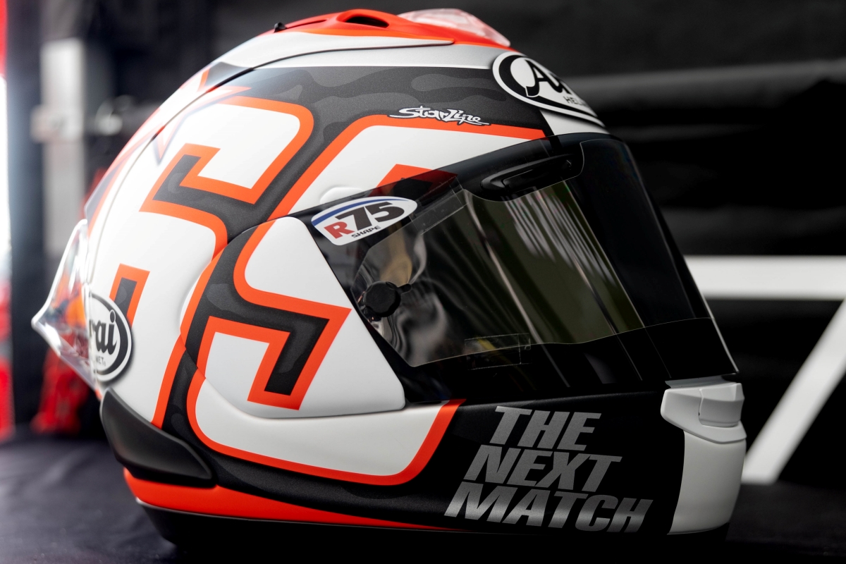Arai RX-7V Nicky Reset
