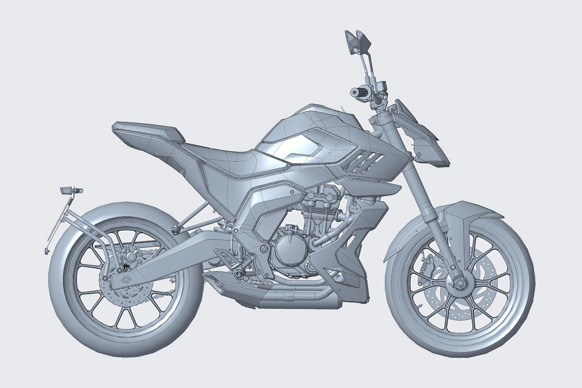 La nueva moto de 125 de FB Mondial sería muy musculosa
