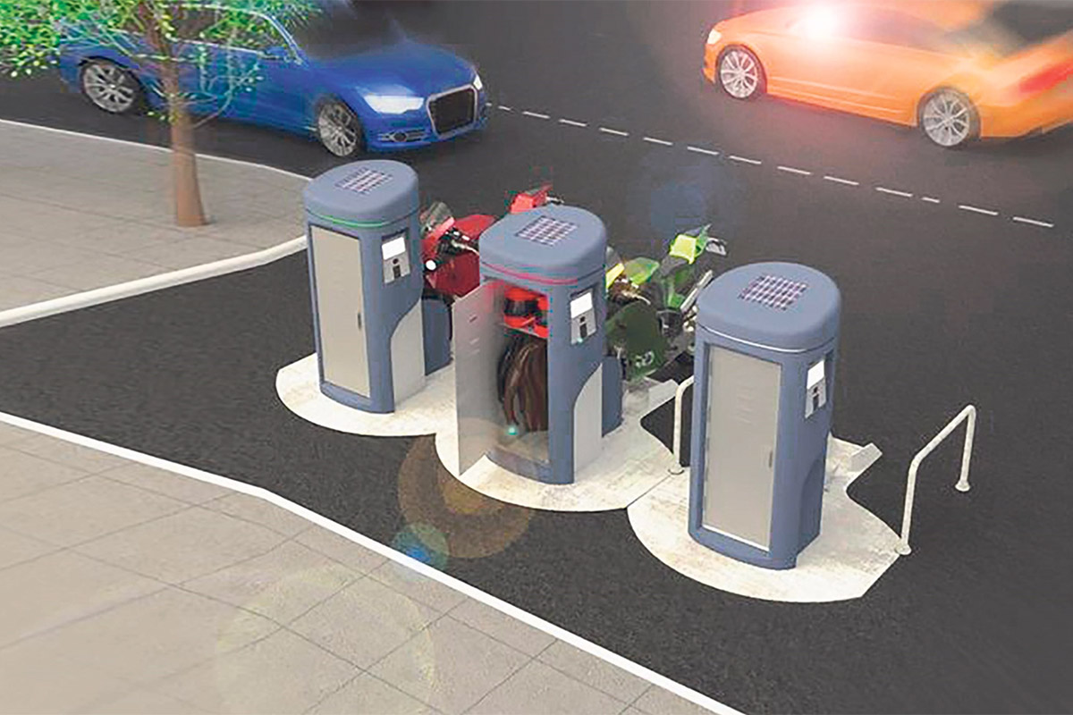 Está diseñado para que puedan colocarse varias plataformas juntas o por separado