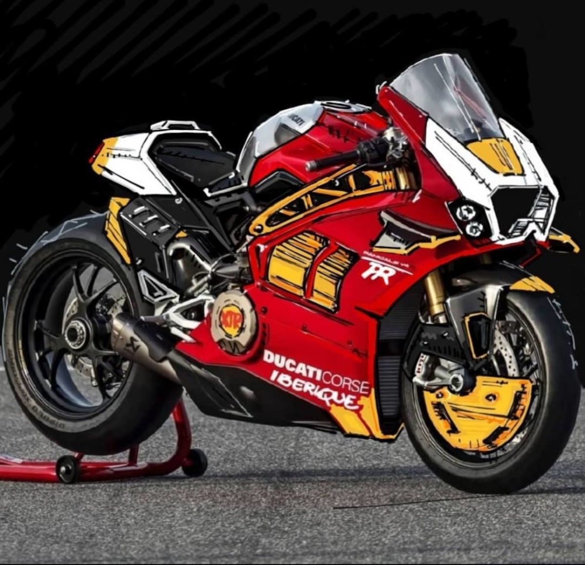 La 'nueva' Ducati Panigale V4 'Iberique'... ¿Se hará realidad?