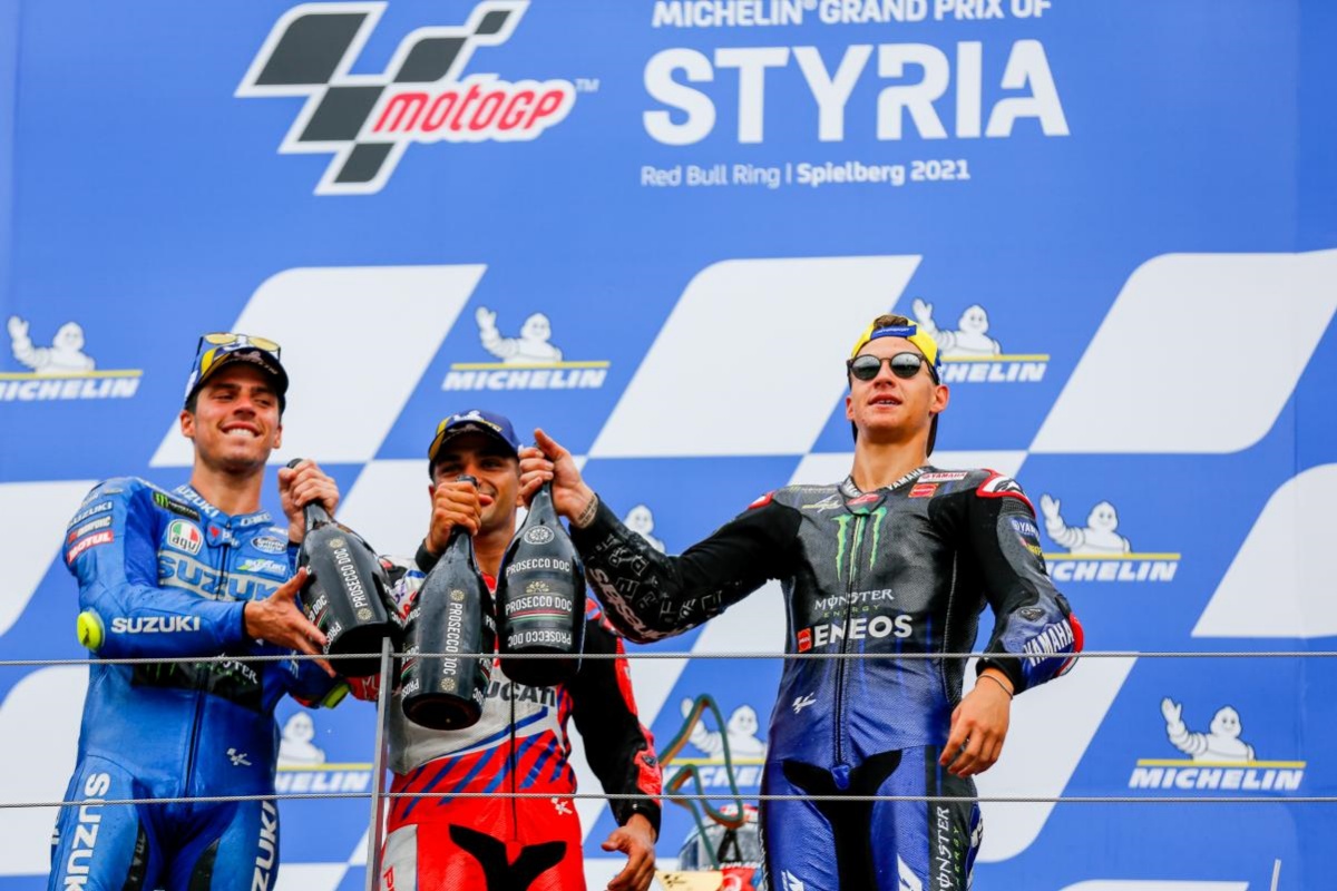 Podio MotoGP Estiria 2021