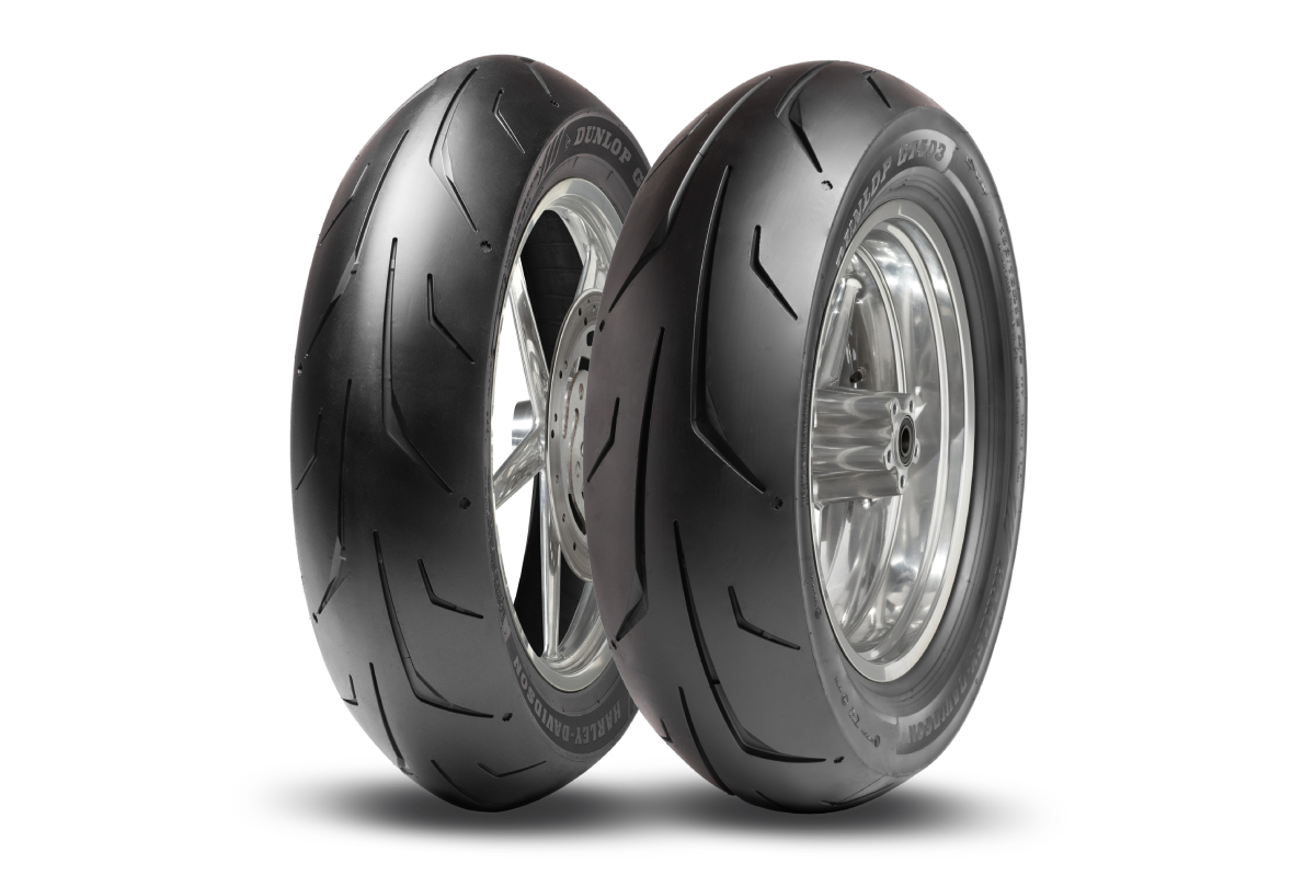 Los nuevos neumáticos Dunlop GT503 específicos para la Harley-Davidson Sportster S