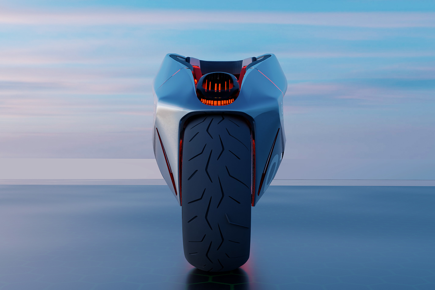 La Husqvarna Devil S Concept vista desde delante