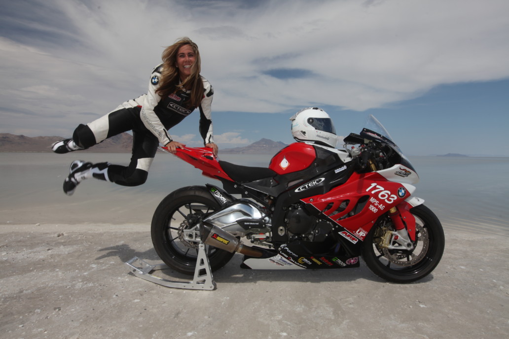 Valerie Thompson aspira a ser la persona más rápida del mundo en moto alcanzando las 400 mph