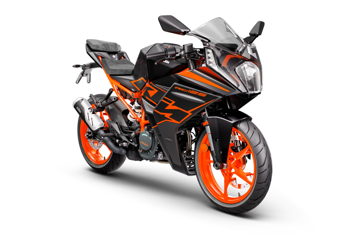 KTM RC 125 2022 Black/Orange