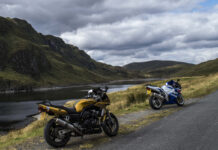 Motos en los Highlands escoceses