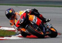 Dani Pedrosa en Qatar
