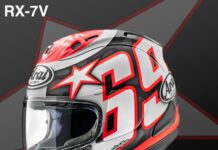 Arai RX-7V Nicky Reset