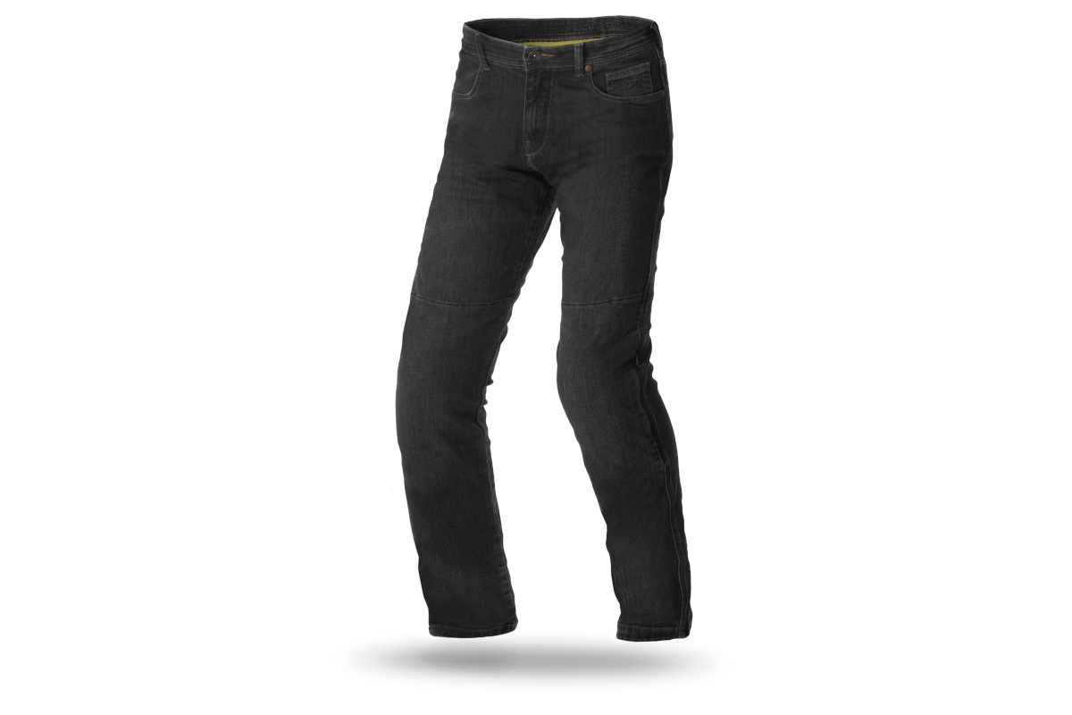 Vaqueros para moto Seventy Degrees modelo SD-PJ2 en negro