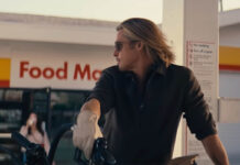 Brad Pitt "mensajero" en moto