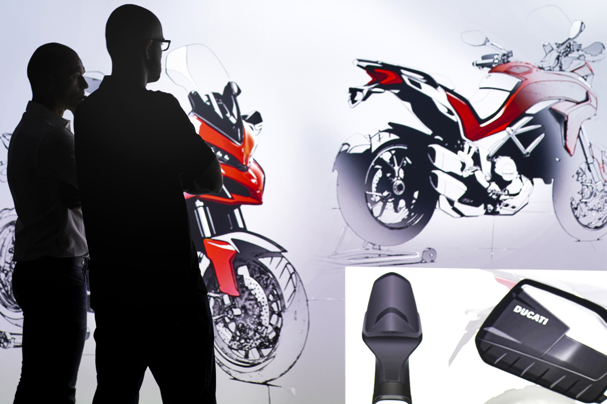 El diseño final de los accesorios Ducati Performance es un proceso que puede llevar varios meses
