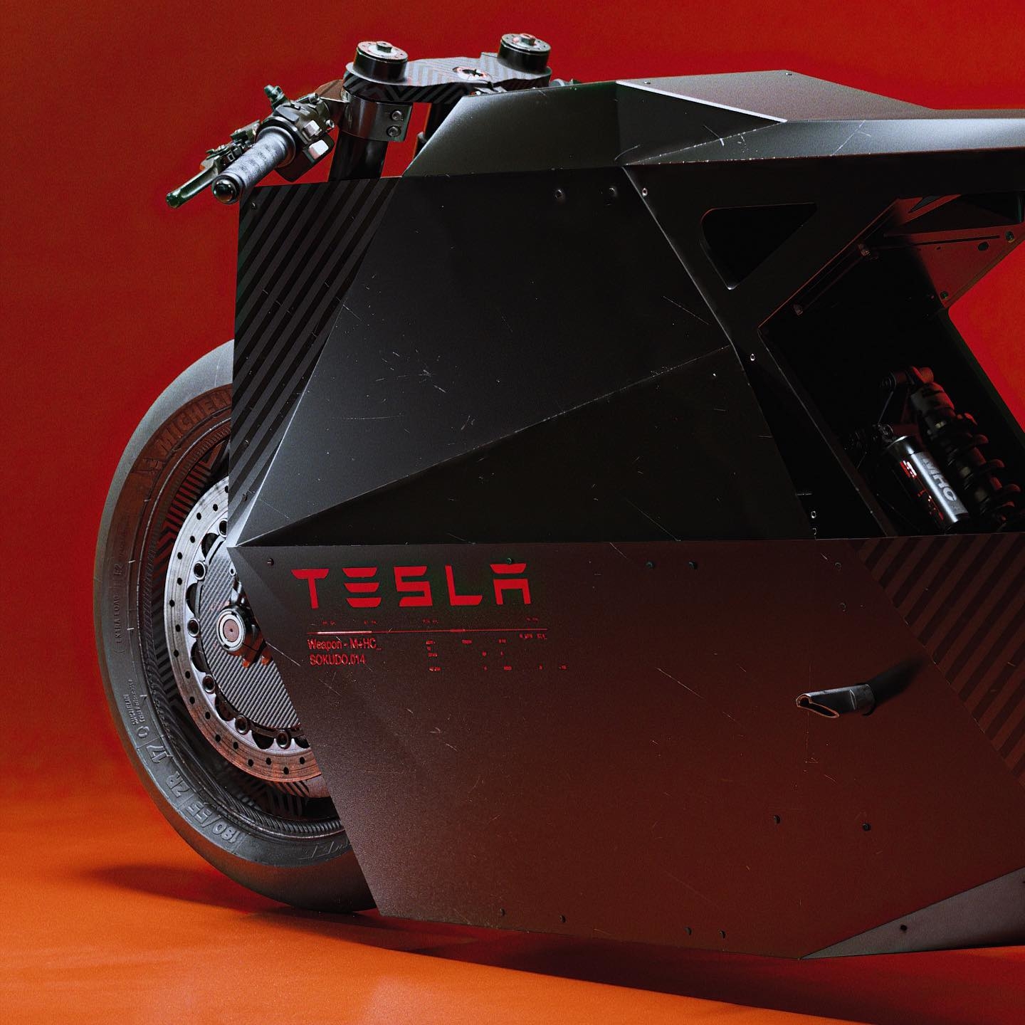 Un vistazo a la 'nueva' moto eléctrica de Tesla, la Tesla Sokudo
