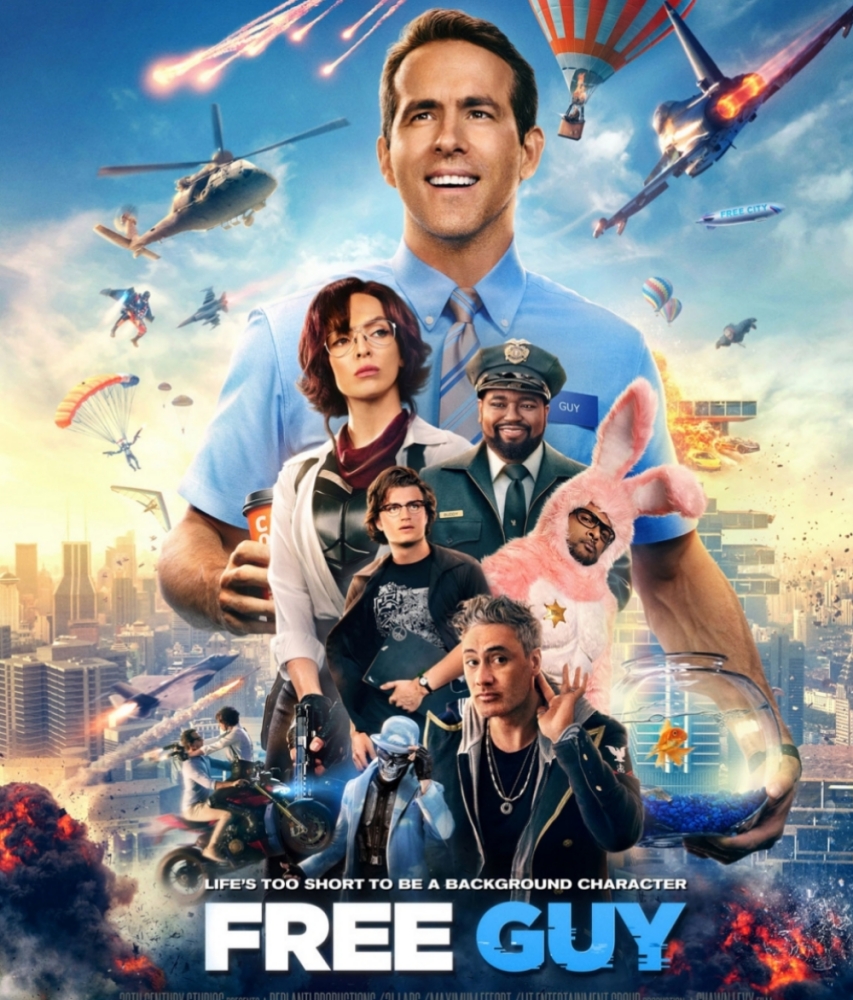 Cartel Película Free Guy