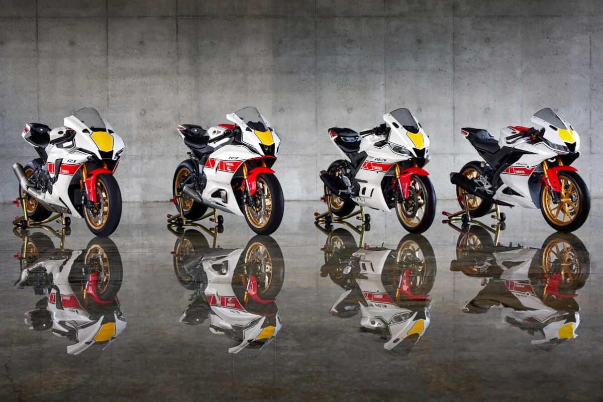 La nueva gama R de Yamaha con el exclusivo acabado World GP 60th Anniversary