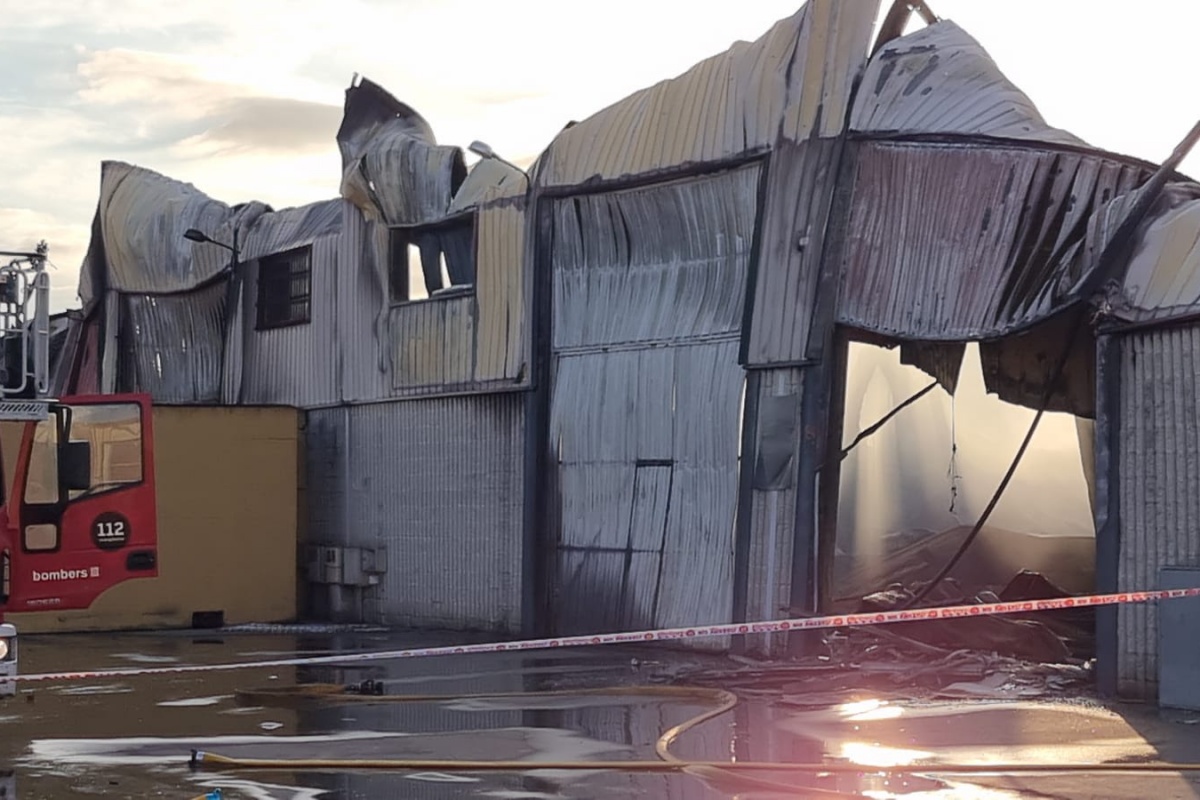 Incendio instalaciones Rieju