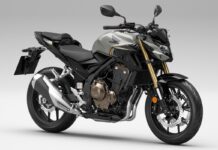 La nueva Honda CB500F 2022 en acabado Gris Perla Smokey