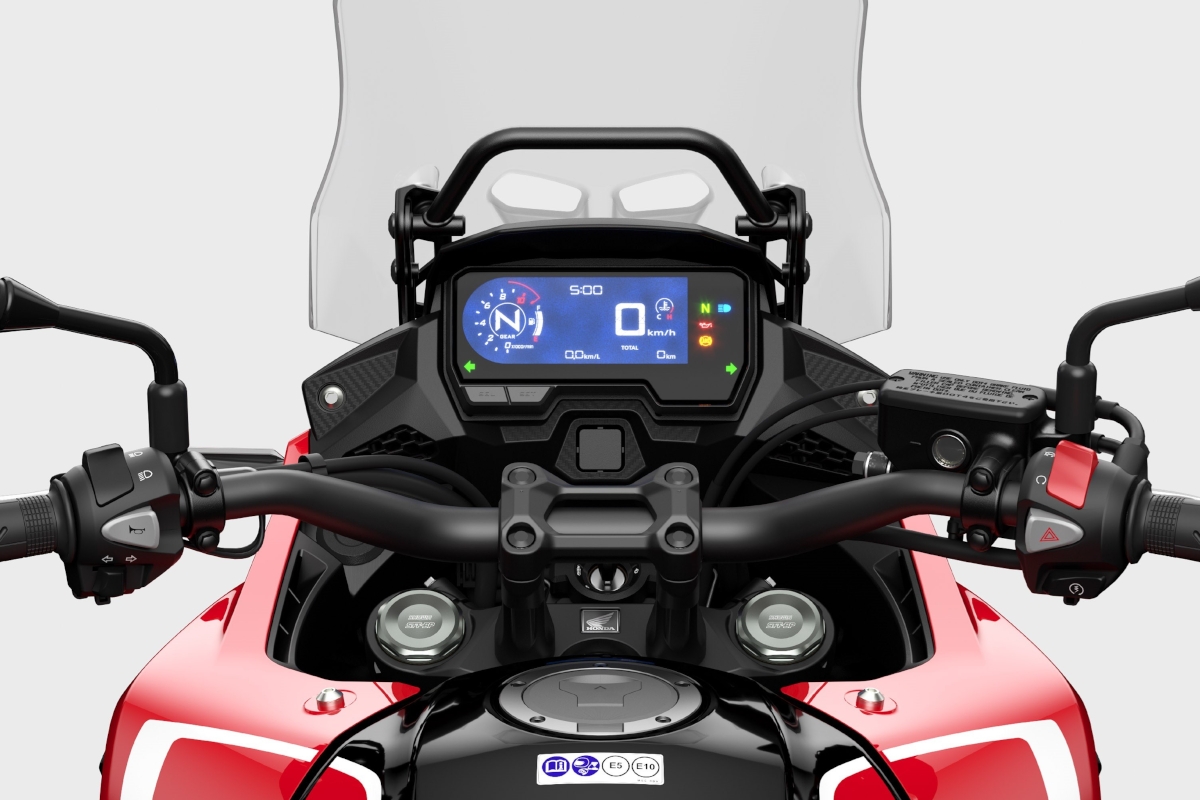El cuadro de mandos de la nueva Honda CB500X 2022