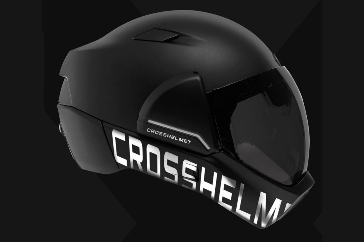 El casco de moto inteligente CrossHelmet X1 se puede personalizar