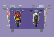 La nueva Benelli TRK 650, por detrás y por delante