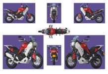 Los primeros bocetos de la nueva Benelli TRK 650