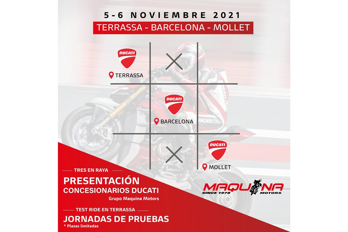 Nuevos concesionarios Ducati Maquina Motors