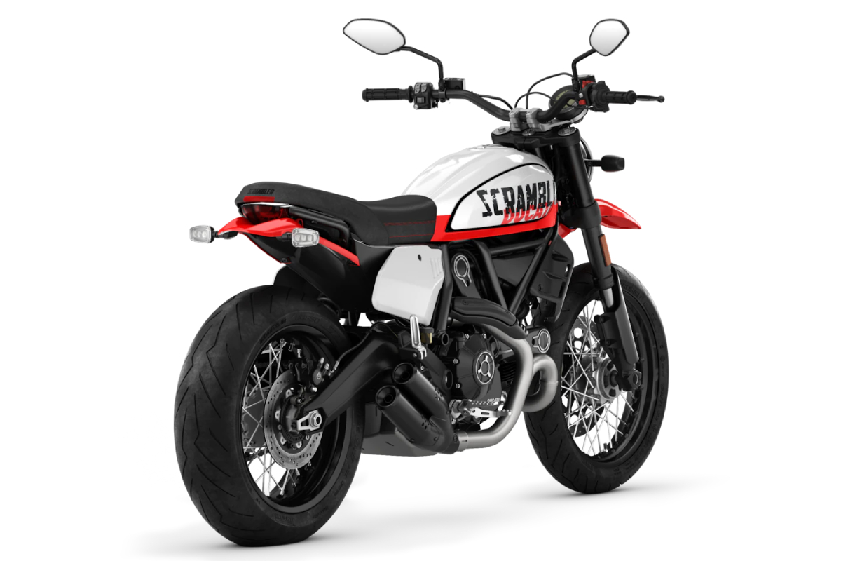 Vista trasera de la nueva Ducati Urban Motard